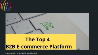 Top 4 B2B E-commerce Platform