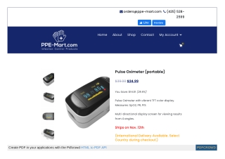 Pulse Oximeter Portable