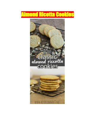 Almond Ricotta Cookies