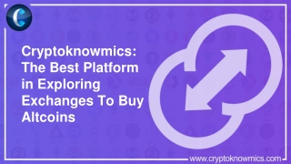 Top Exchanges For Altcoins Trading