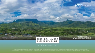 Welcome To Your New Life - Godrej Highlands City Panvel