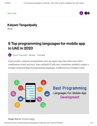 8 top programming languages for mobile app in uae in 2020