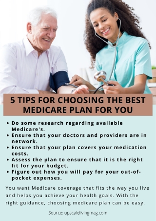 5 TIPS FOR CHOOSING THE BEST MEDICARE PLAN FOR YOU