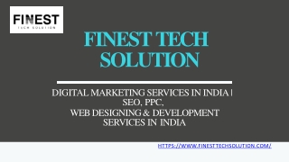 IT Company Chandigarh | Best Digital Marketing Company-Finest Tech Solution