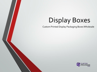 Cardboard Counter Display Boxes