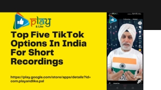 Top Five TikTok Options In India For Short Recordings