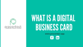 What is Digital Business Card and Its Benefits?