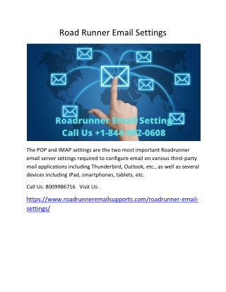 Road Runner Email Settings