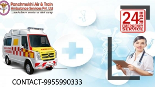 Panchmukhi Northeast Ambulance Service in Silchar with Life Sustain Facility