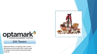 Buy Custom savory, sweet gift towers - Optamark