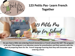 Parent Classes Ottawa - French Language Learning Ottawa