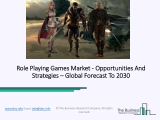 Role Playing Games Market Size, Growth, Opportunity and Forecast to 2030