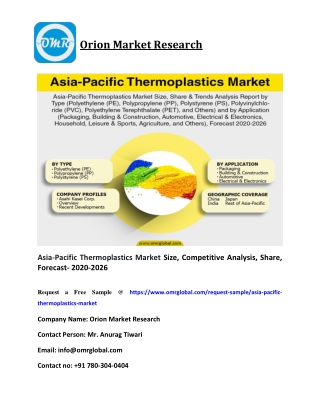 Asia-Pacific Thermoplastics Market Size, Competitive Analysis, Share, Forecast- 2020-2026