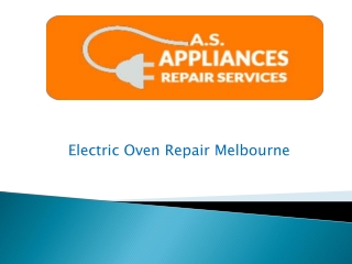 Electric Oven Repair Melbourne