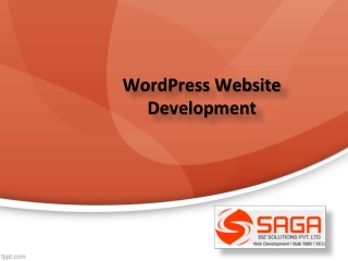 WordPress Website Development Services Hyderabad, WordPress Website Design Hyderabad – Saga Biz Solutions
