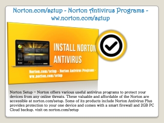 Norton Setup - How to Search for Norton Product Key - www.norton.com/setup