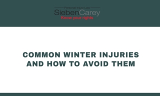 Common Winter Injuries and How to Avoid Them