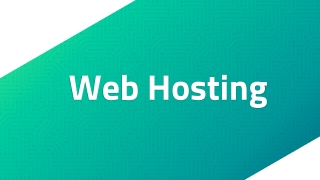 Web Hosting: The key Element for Success of Websites.