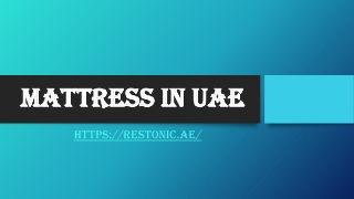 Mattress in UAE