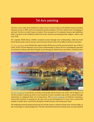 Tel Aviv painting