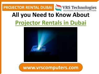 All you Need to Know About Projector Rentals Dubai