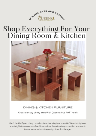 Shop Everything For Your Dining Room And Kitchen