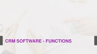 CRM Software - Functions