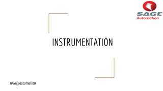 Instrumentation in automation