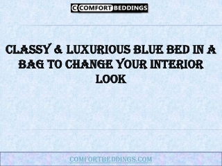 Classy & Luxurious Blue Bed In A Bag to Change Your Interior Look