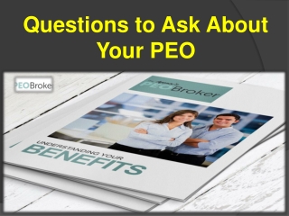 Questions to Ask About Your PEO