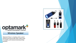 Buy Custom Flashlight Wireless Speaker - Optamark