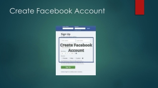 Create Facebook Account