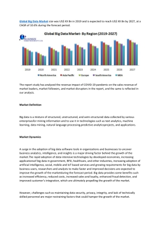 Global Big Data Market