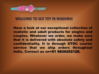 Erotic Toys In Madurai | Call  919830252128