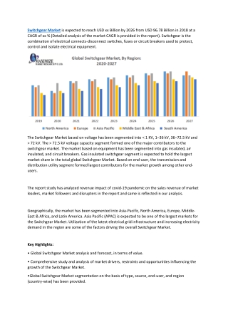 Switchgear Market