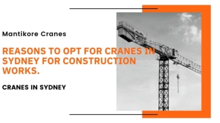 Reasons to opt for cranes in Sydney for construction works.