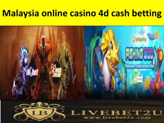 Malaysia Online Casino 4D Cash Betting