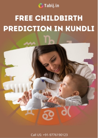 Free childbirth prediction in kundli for accurate pregnancy prediction