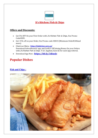 Ji's Kitchen - 5% Off - Fish & chips Coolangatta, Qld