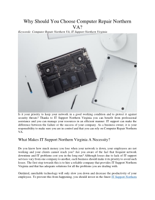 Why Should You Choose Computer Repair Northern VA?