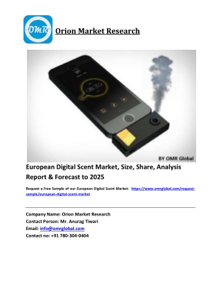 European Digital Scent Market Trends, Size, Competitive Analysis and Forecast 2019-2025