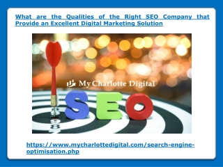 What are the Qualities of the Right SEO Company