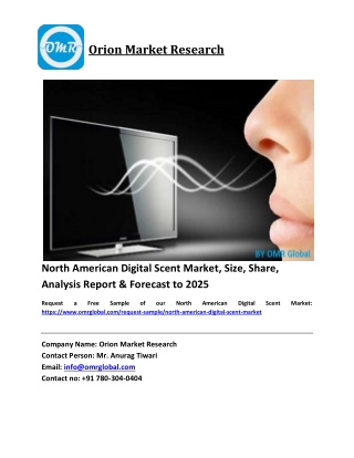 North American Digital Scent Market Trends, Size, Competitive Analysis and Forecast 2019-2025