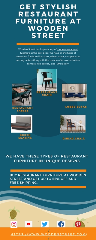 Get restaurant furniture design ideas from Wooden Street