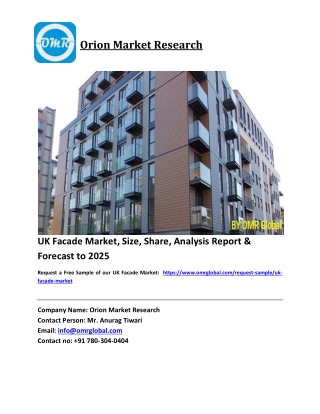 UK Facade Market Trends, Size, Competitive Analysis and Forecast 2019-2025