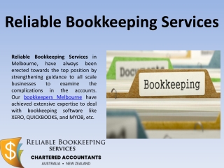 Bookkeepers Melbourne - Reliable Bookkeeping Services