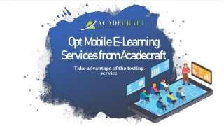 Mobile elearning services