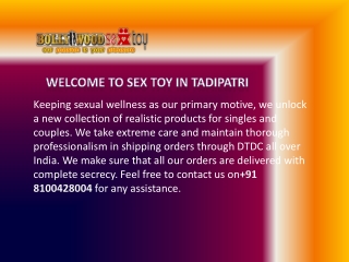 Premium Adult Toys In Tadipatri | Call  918100428004