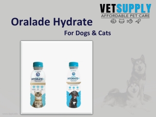Oralade Hydrate  for cats and Dogs