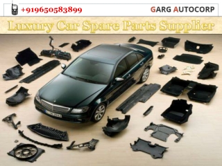 Luxury Car Spare Parts Supplier in India